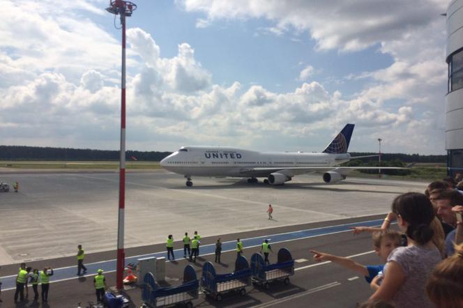 Jumbo Jet na lotnisku w Goleniowie