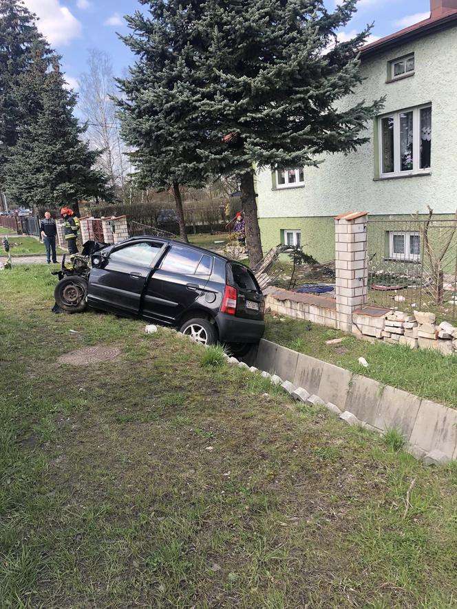 Wypadek na ulicy Wileńskiej w Sosnowcu