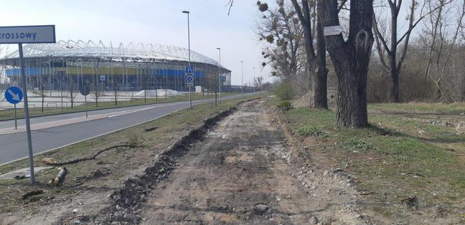 Ścieżka rowerowa na Motoarenę