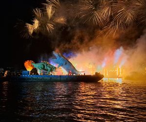 Małopolskie Królewskie Widowisko na Wiśle w ramach 24. Parady Smoków