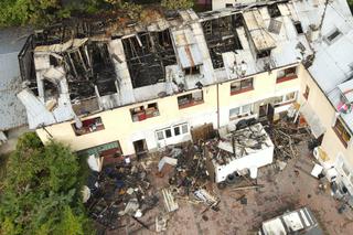 Spłoną hostel w Piasecznie. Strażacy znaleźli zwęglone ciało