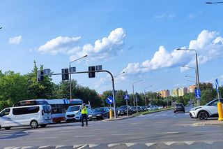 Mazowieccy policjanci rywalizowali o to kto najlepiej kieruje ruchem