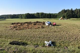 Dożynkowe dekoracje w gminie Niwiska doszczętnie spalone. Policjanci szukają podpalaczy