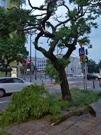 Burza przeszła nad Warszawą