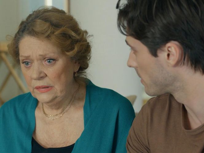 Barwy szczęścia, odcinek 3201: Józefina (Elżbieta Jarosik), Cezary (Marcel Opaliński) 