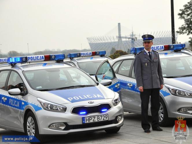 Nowe radiowozy Kia Cee'd dla warszawskiej policji