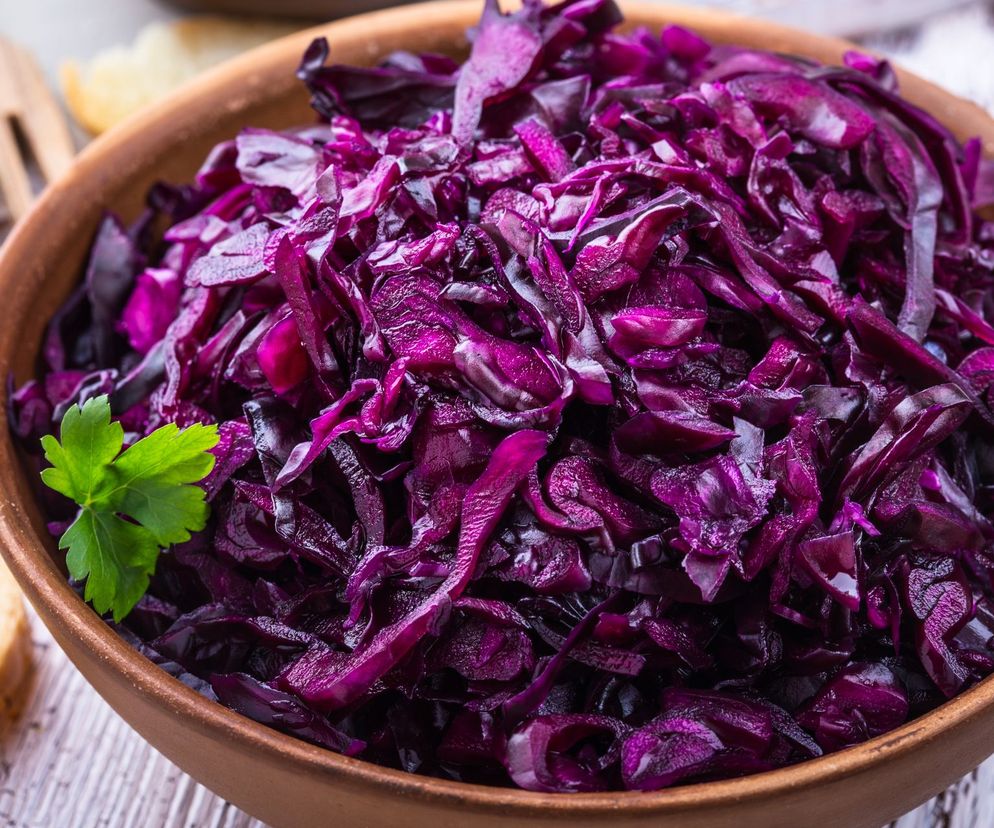 Surówka z czerwonej kapusty