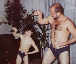 Robert Lewandowski z ojcem Krzysztofem