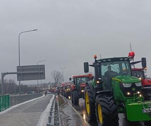 Protest rolników w Modliborzycach