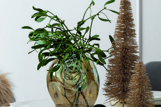 Eleganckie dekoracje świąteczne w mieszkaniu Sandry