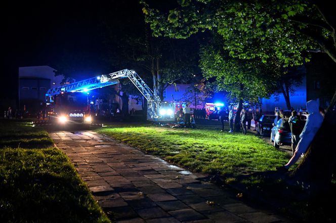 Potężny pożar w Koszalinie