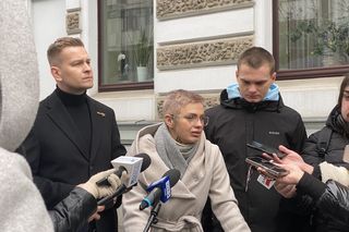 Konferencja w sprawie ofiar pożaru przy Zielonej