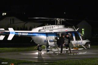Nocne loty po życie. Policyjni lotnicy uratowali dwóch pacjentów