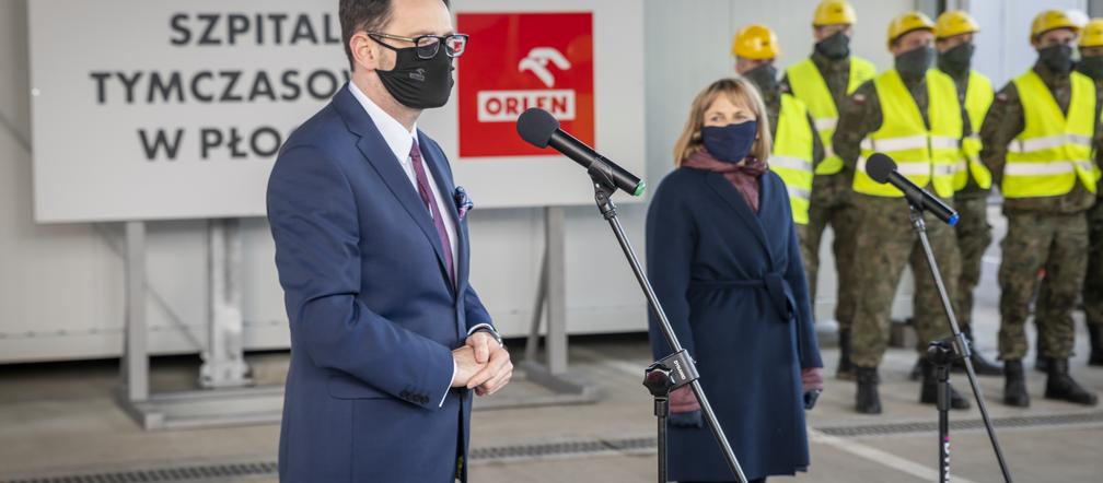 PKN ORLEN buduje szpital tymczasowy w Płocku. Będzie gotowy do końca miesiąca