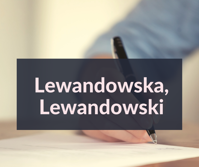7. Lewandowska/Lewandowski