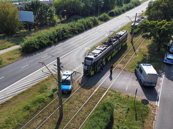 Wypadek radiowozu i tramwaju. Policjanci z Gorzowa w szpitalu