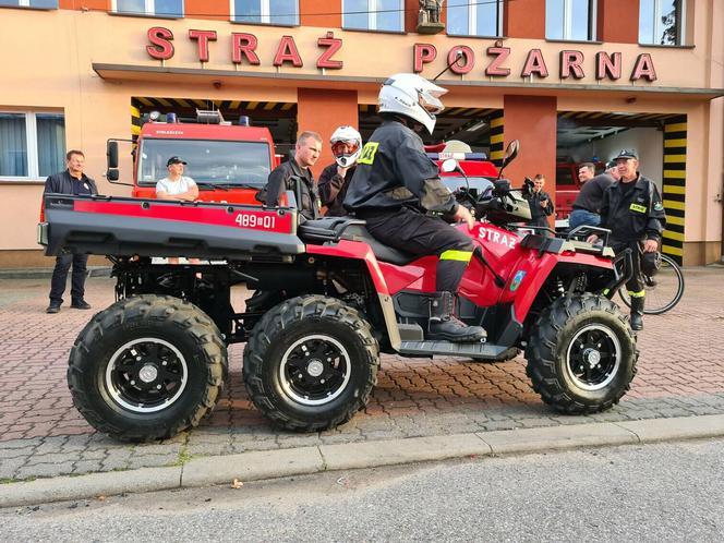 Podlascy strażacy mają nowy sprzęt. Zgotowali mu gorące powitanie [ZDJĘCIA]