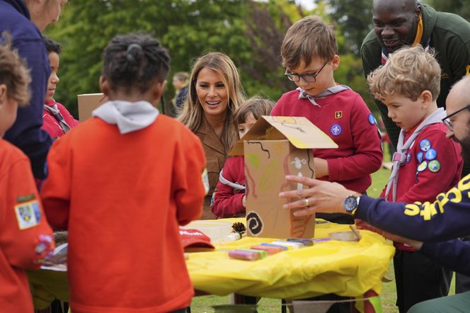 Pierwsza Dama USA w Windsorze spotkała się z królową Kamilą i księżną Kate