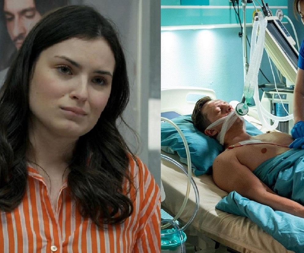 Barwy szczęścia, odcinek 3200. Weronika (Maria Świłpa), Błażej (Piotr Ligienza)