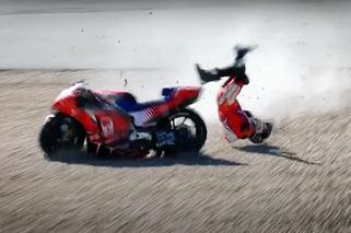 Koszmarnie wyglądający WYPADEK w MotoGP. Hiszpan otarł się o śmierć [WIDEO]