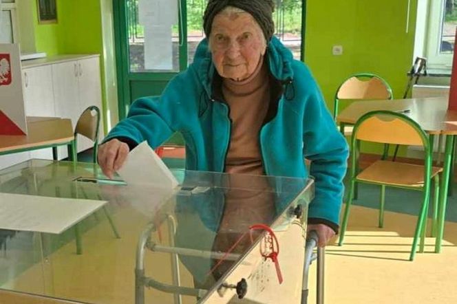 Ma 104 lata i oddała głos w wyborach