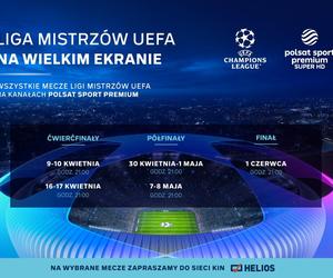 Siedlecki Helios zaprasza do oglądania Ligi Mistrzów UEFA na wielkim ekranie!