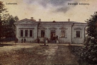 Dworce kolejowe w woj. lubelskim 100 lat temu
