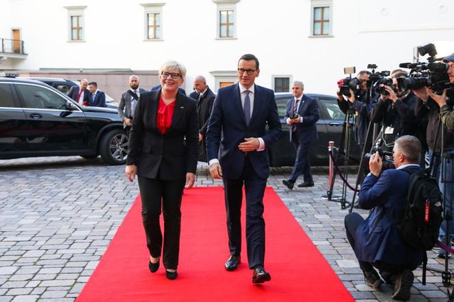 Polsko-litewskie konsultacje międzyrządowe. Premier Morawiecki przybył do Wilna