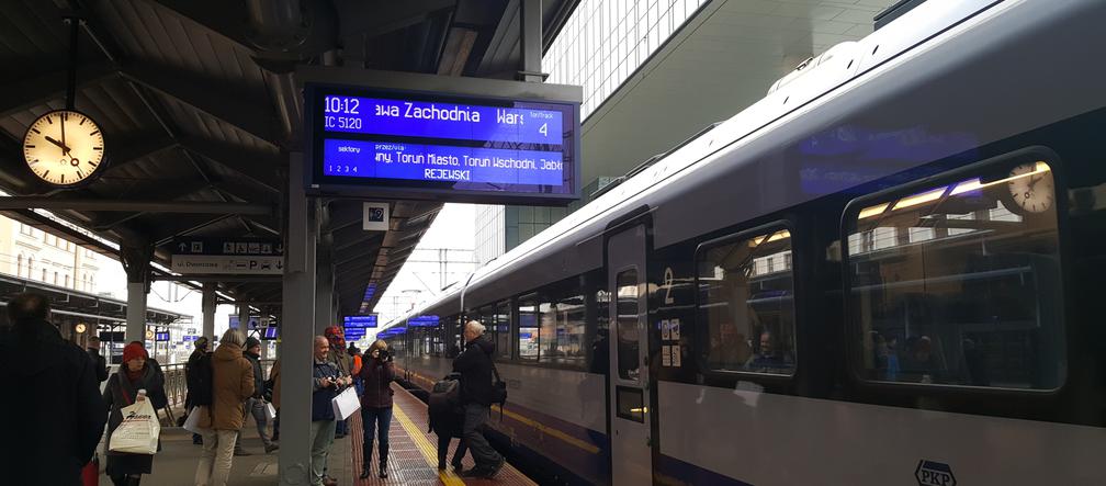 Pociąg Rejewski ruszył z Bydgoszczy do Warszawy