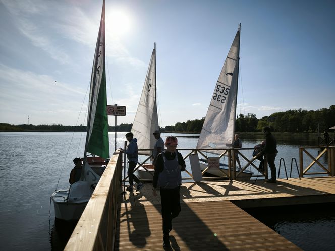 Plaża w Osiecznej przed sezonem letnim 