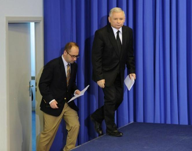 Adam Bielan, Jarosław Kaczyński. 2010r.