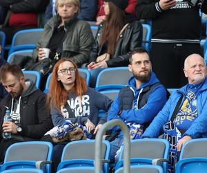 Kibice na Stadionie Śląskim podczas Wielkich Derbów Śląska (16.03.2024)