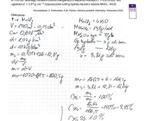 Matura 2024 chemia rozszerzona - arkusze CKE i sugerowane odpowiedzi - formuła 2015