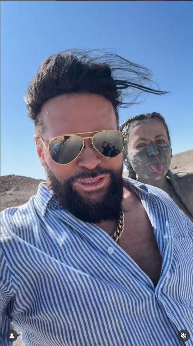 Maja Rutkowski zażywa błotnego SPA