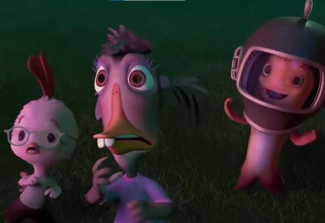 Kurczak Mały to pierwszy film dystrybuowany przez studio Disney w technice trójwymiarowej