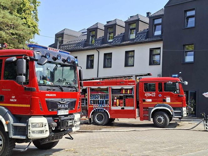 Pożar hotelu "Seanator" w Starachowicach