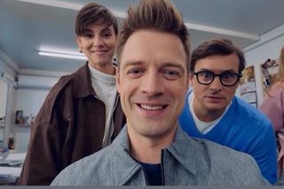 Na dobre i na złe. Blanka (Pola Gonciarz), Mario (Marcin Korcz), Krzysztof Radwan (Mateusz Damięcki)