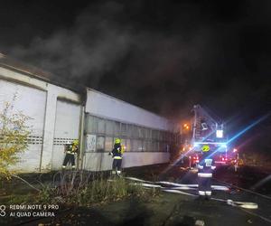 Wielkopolskie/ 12 zastępów straży gasiło pożar hali magazynowej w Obornikach