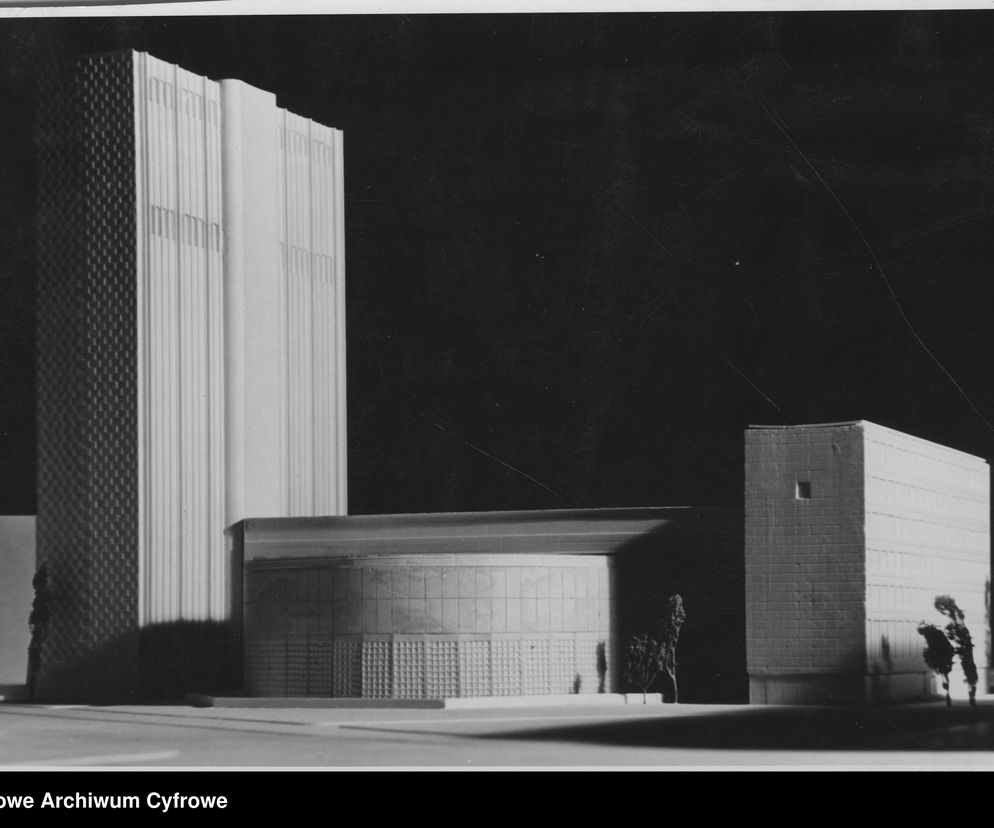 Projekt gmachu Polskiego Radia w Warszawie