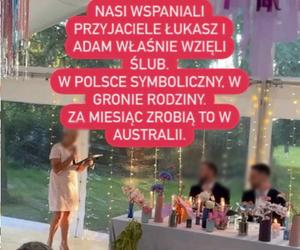 Rober Biedroń i Krzysztof Śmiszek gośćmi na ślubie znajomych