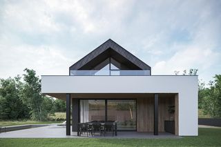 Domy z dwustanowiskowym garażem