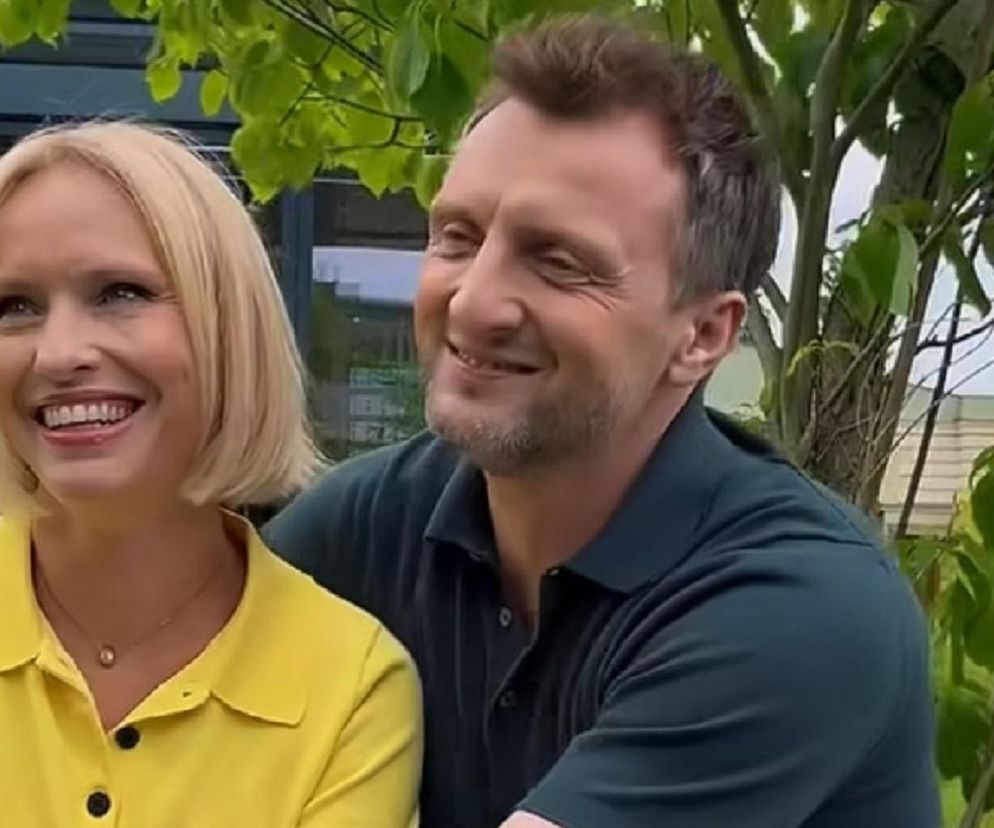 M jak miłość. Kochają się w serialu, a między Rejzner a Smoleńskim iskrzy na całego. Tacy prywatnie są Dorota i Bartek   - WIDEO