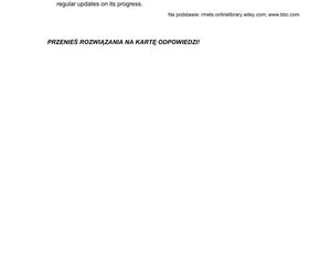 Matura 2025: angielski rozszerzony 8.05.2025. Arkusze CKE i odpowiedzi. Poziom podstawowy [Formuła 2015]