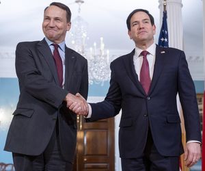 Spotkanie ministra Radosława Sikorskiego z sekretarzem stanu USA Marco Rubio 