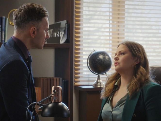 M jak miłość, odcinek 1868: Anita (Melania Grzesiewicz), Kamil (Marcin Bosak)