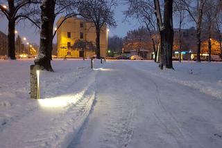 ​Biało wszędzie. Zimowy poranek w Lesznie