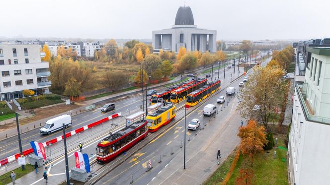 Tramwaj do Wilanowa w Warszawie