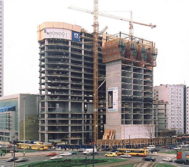 Budowa "Ronda 1" w Warszawie