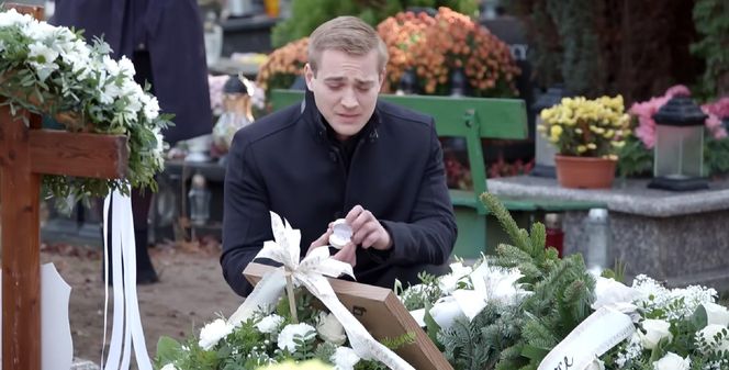 Pierwsza miłość. Pogrzeb Ani. Kamil Biały (Igor Paszczyk)