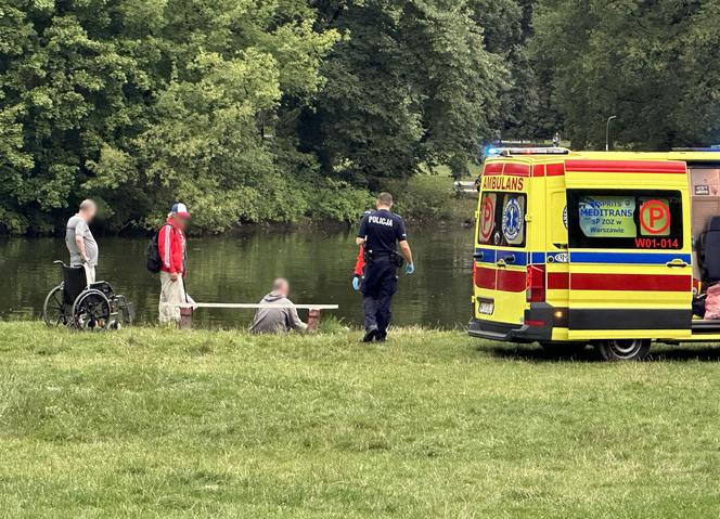 Tragedia i rozpacz w Parku Skaryszewskim. Nie żyje mężczyzna